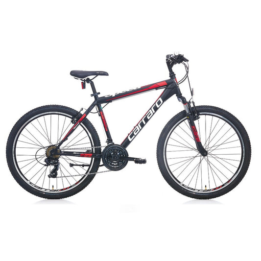 Carraro Speed 260 26 Jant V Fren Dağ Bisikleti (Mat Siyah Yeşil Koyu Yeşil)