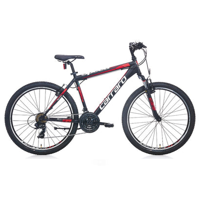 Carraro Speed 260 26 Jant V Fren Dağ Bisikleti (Mat Siyah Yeşil Koyu Yeşil)