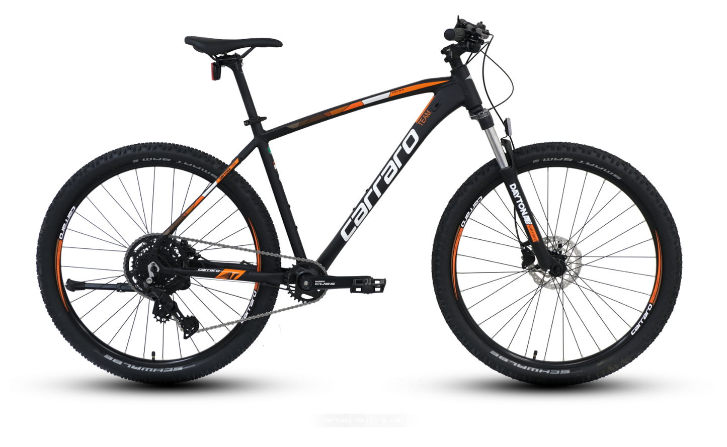 Carraro Daytona 709 27.5 Jant Hd Dağ Bisikleti (Mat Siyah Beyaz Turuncu)