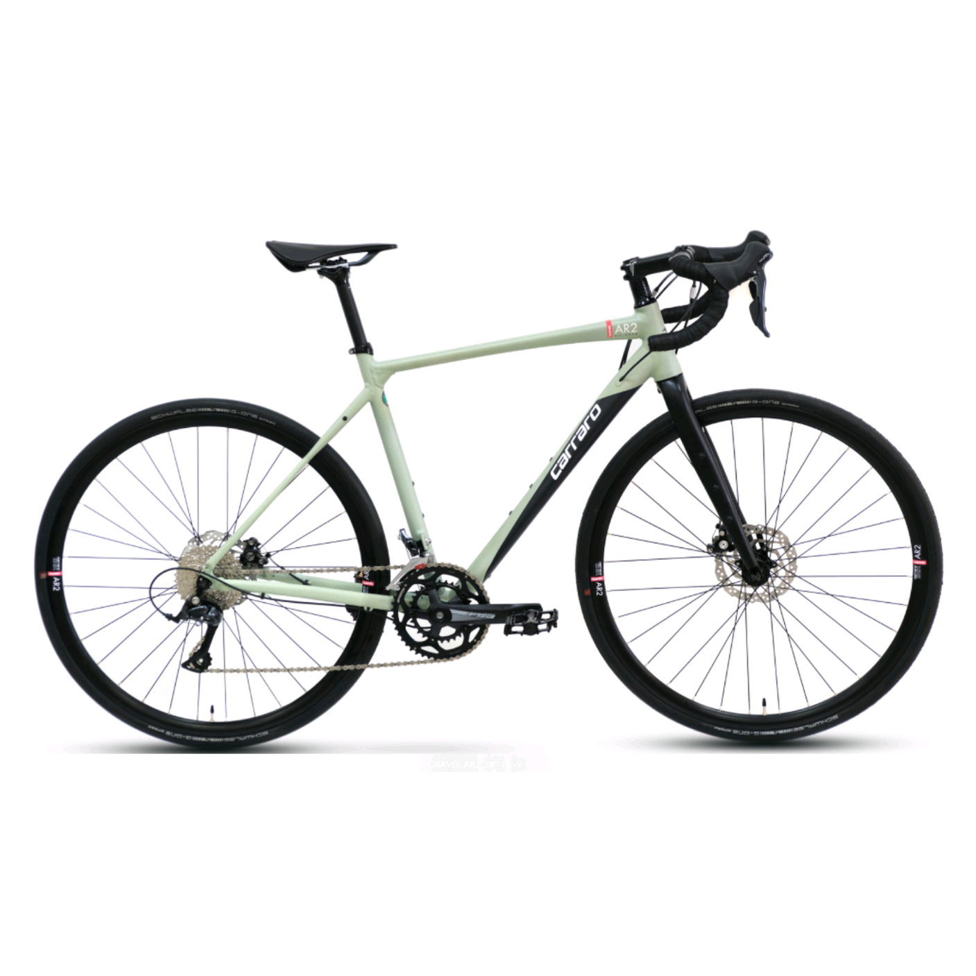 Carraro Ar2 Md Gravel Bisiklet Sora (Adaçayı Siyah Beyaz)