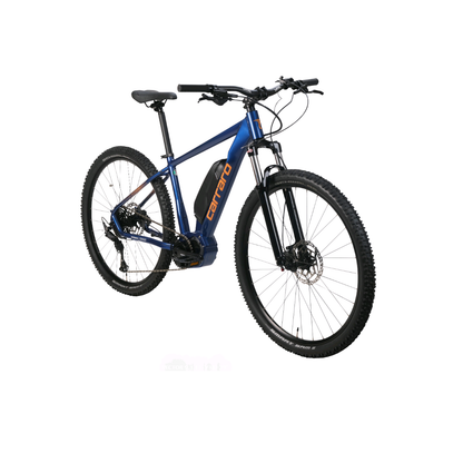 Carraro Vector 9.3 29 Jant Elektrikli Dağ Bisikleti (Koyu Mavi-Turuncu-Gri)