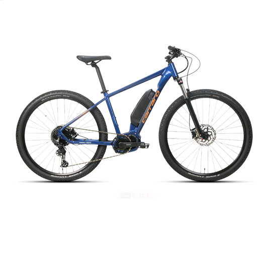 Carraro Vector 9.3 29 Jant Elektrikli Dağ Bisikleti (Koyu Mavi-Turuncu-Gri)