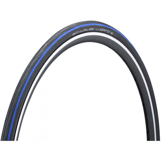 Dış Lastik 700X25C Schwalbe Lugano II K-Guard Telli Siyah Mavi