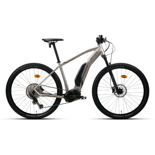 Carraro Kifuka E7 29 Jant Elektrikli Bisiklet (Nikel Gri-Kahve-Siyah)