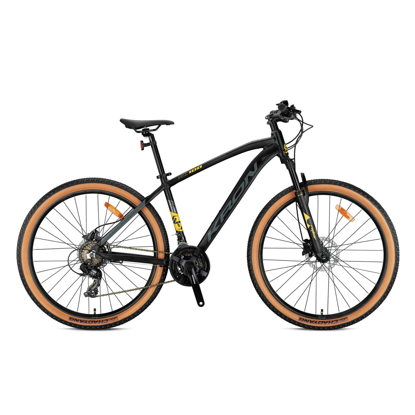 Kron Xc 100 27.5 Jant Hd Dağ Bisikleti (Mat Siyah-Sarı-Füme)