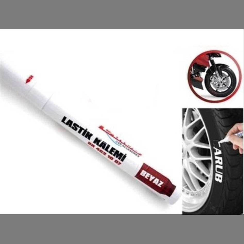 LASTİK BOYA KALEMİ BEYAZ (1007)
