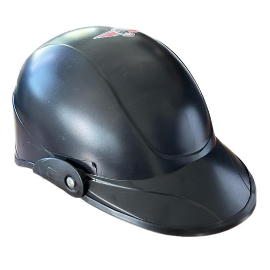 KASK JOKEY SİYAH CAMLI + FİTİLLİ