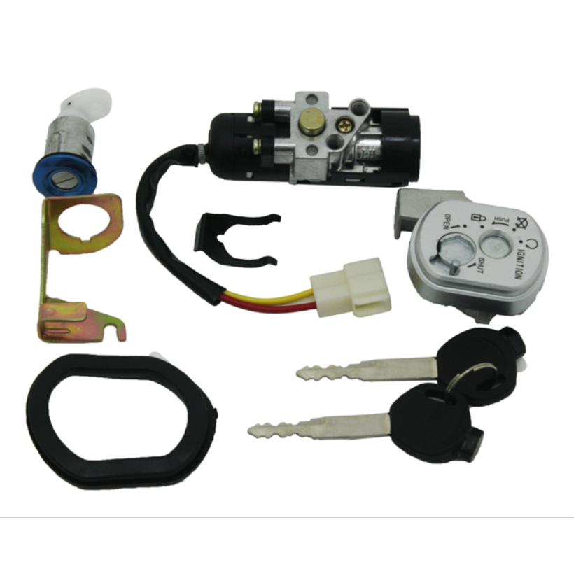 KONTAK + KİLİT SETİ   E-BİKE  EM-04 TRANS