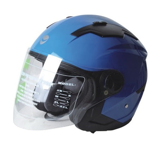 KASK ÇENELİKSİZ LÜX NO: 958 (Vizörlü) (M-L-XL)