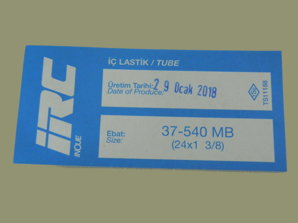 İÇ LASTİK 24x1 3/8 (37-540 MB) (8581)