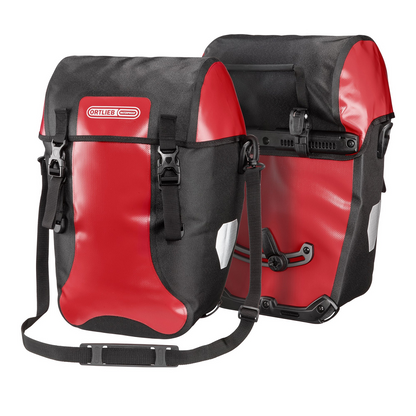 Ortlieb F2601 Bike Packer Classic Arka Çanta Siyah-Kırmızı