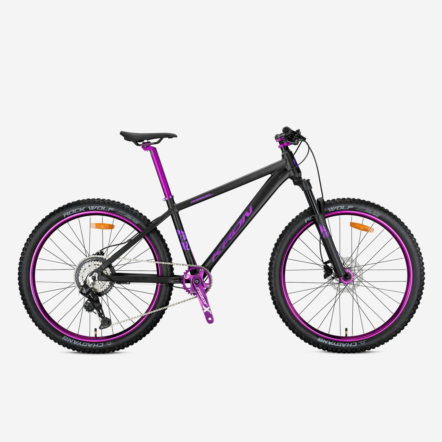 Kron Rebel 27.5 Jant Dağ Bisikleti (Mat Siyah-Mor)