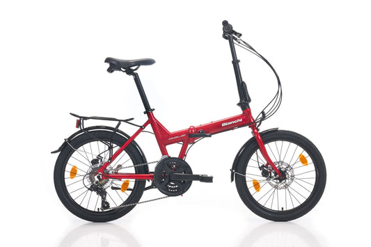 Bianchi F21 Adhoc 20 Jant Md Katlanır Bisiklet (Kırmızı-Beyaz)